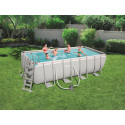 Bestway Power Steel 56670 above ground pool Framed pool Rectangular 11532 L White