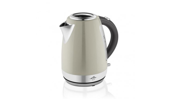 Eta Ela electric kettle 1.7 L 2100 W Beige, Black, Stainless steel