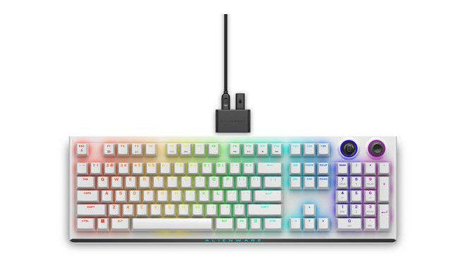 Alienware AW920K keyboard Gaming USB + RF Wireless + Bluetooth White