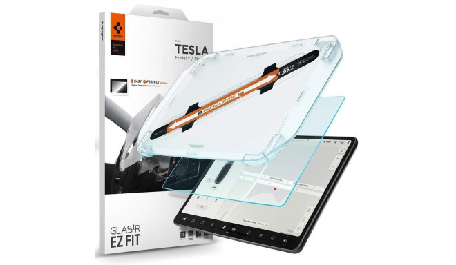 SZKŁO HARTOWANE SPIGEN GLAS.TR ”EZ FIT” TESLA MODEL Y / 3