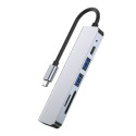 Tech-Protect	USB hub V4-HUB 6in1, grey