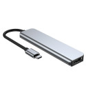 Tech-Protect	USB hub V4-HUB 6in1, grey