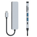 Tech-Protect	USB hub V4-HUB 6in1, grey