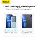 Power Bank BASEUS Bipow Pro - 10 000mAh Quick Charge PD 20W with cable USB to Type-C PPBD040103 blue