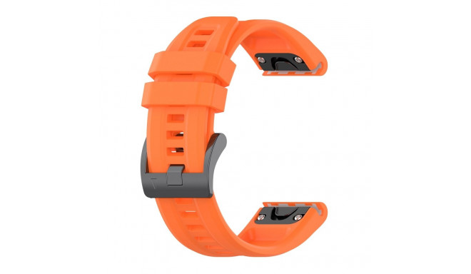 Silicone strap for GARMIN FENIX 3 / 3HR / 5X / 6X / 6X Pro / 7X / 7X Pro orange (8)