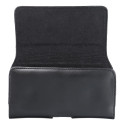 ROYAL - Leather universal belt holster / black - Size M - for IPHONE 12 MINI / 13 MINI / SAMSUNG A40