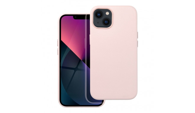 Case Leather Mag Cover iPhone 13, sand pink