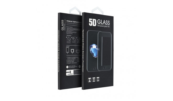 5D Full Glue Tempered Glass - for Xiaomi Redmi 10 5G black