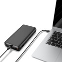 Power Bank VEGER T100 - 20 000mAh LCD Quick Charge PD 65W black (for laptop also) (W2032C-100)