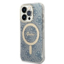 Guess kaitseümbris + laadija iPhone 14 Pro Bundle Pack MagSafe, sinine Guess kaitseümbris + laadija iPhone 14 Pro Bundle Pack MagSafe, sinine