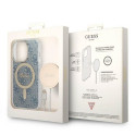 Guess kaitseümbris + laadija iPhone 14 Pro Bundle Pack MagSafe, sinine Guess kaitseümbris + laadija iPhone 14 Pro Bundle Pack MagSafe, sinine
