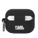 Original case KARL LAGERFELD KLAPRUNCHK for Apple Airpods Pro (3D Sil NFT Choupette / black)