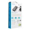 Power Bank VEGER T100 - 20 000mAh LCD Quick Charge PD 65W black (for laptop also) (W2032C-100)