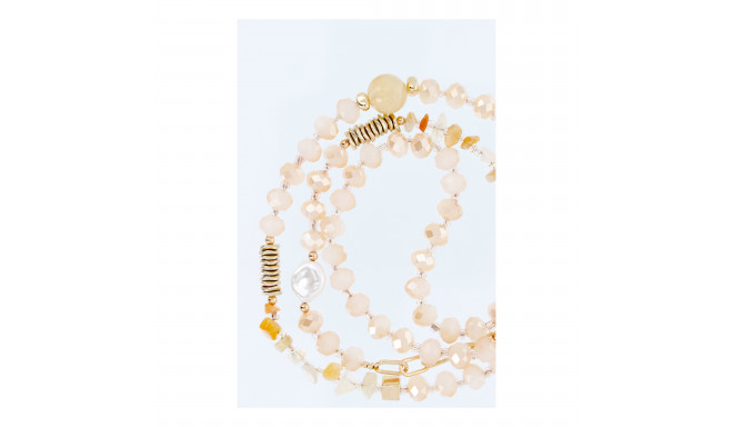 STONE Phone lanyard, Phone pendant / cord length 82cm (41cm in the loop) / on neck - orange