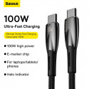 BASEUS cable Type C to Type C Power Delivery 100W Glimmer Series CADH000801 2m black