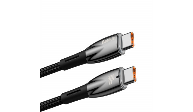 BASEUS cable Type C to Type C PD 100W Glimmer CADH000801 2 m black