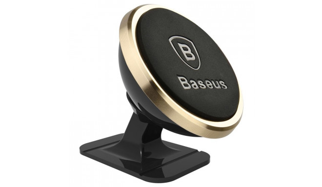 BASEUS magnetic car holder for console 360° SUCX140015 gold