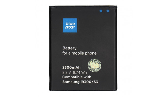BLUE STAR PREMIUM battery for SAMSUNG S3 I9300 2300 mAh