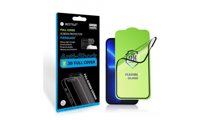 Bestsuit Flexible Hybrid Glass 5D for Huawei P20 Pro black