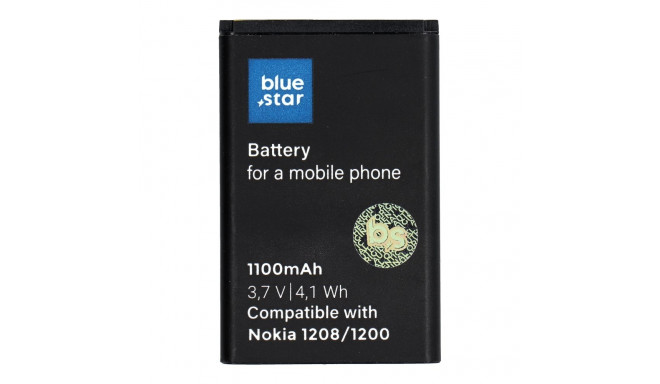 BLUE STAR battery for NOKIA 1208 / 1200 / C1 / 1616 / 1800 1100 mAh