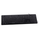 Keyboard slim with led light ART AK-20 black