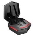 Bluetooth earphones TWS ART AP-TW-G10 GAMING with microphone and docking station with Type C black