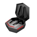Bluetooth earphones TWS ART AP-TW-G10 GAMING with microphone and docking station with Type C black