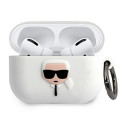 Original  case KARL LAGERFELD KLACAPSILGLWH for Apple Airpods Pro white