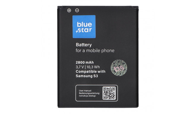 BLUE STAR PREMIUM battery for SAMSUNG S3 I9300 2800 mAh