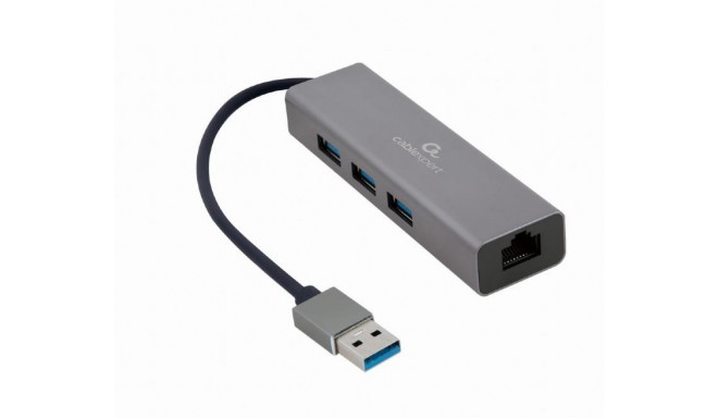 I/O ADAPTER USB3 TO LAN RJ45/3xUSB3 A-AMU3-LAN-01 GEMBIRD