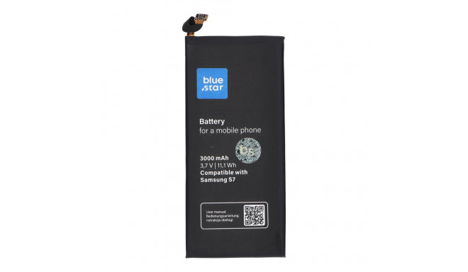 Battery for Samsung S7 3000 mAh Blue Star Premium