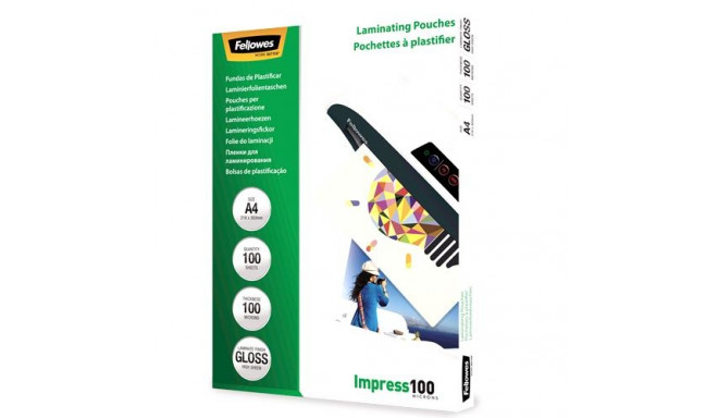 LAMINATOR POUCH GLOSSY/A4 100 100PCS 5351111 FELLOWES