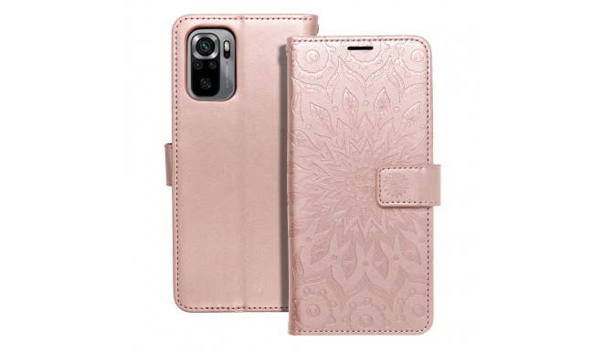 Kaitseümbris Mezzo Book Mandala Xiaomi Redmi Note 10/10S, rose gold