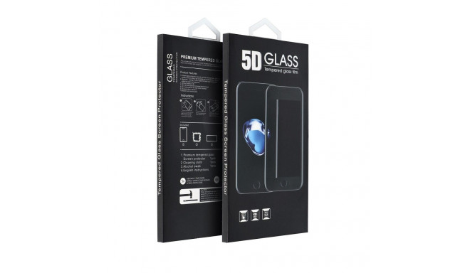 5D Full Glue Tempered Glass - for iPhone 13 / 16e (SE 4 2025) black