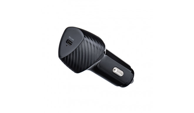 FORCELL F-ENERGY Carbon CC50-1C car charger Type C PD 3A 20W black