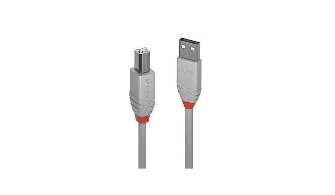 CABLE USB2 A-B 5M/ANTHRA GREY 36685 LINDY