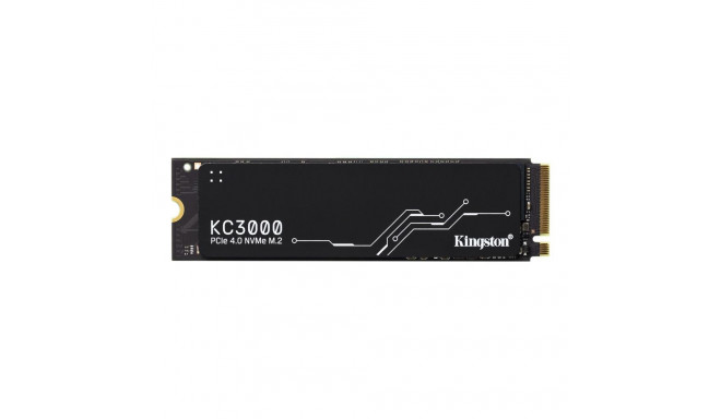 SSD|KINGSTON|KC3000|1TB|M.2|NVMe|3D TLC|Write speed 6000 MBytes/sec|Read speed 7000 MBytes/sec|TBW 8