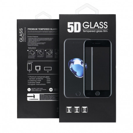 5D Full Glue Tempered Glass - for iPhone 12 Pro Max (MATTE) black