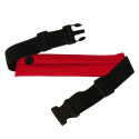 Sport belt with case and light ART APS-01R red