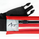 Sport belt with case and light ART APS-01R red