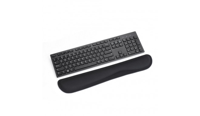 Ergonomic wrist support for keyboard 460 x 85 x 25 mm black