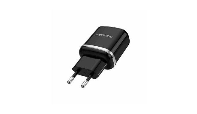 Borofone - Wall Charger 1USB QC 3.0 Black