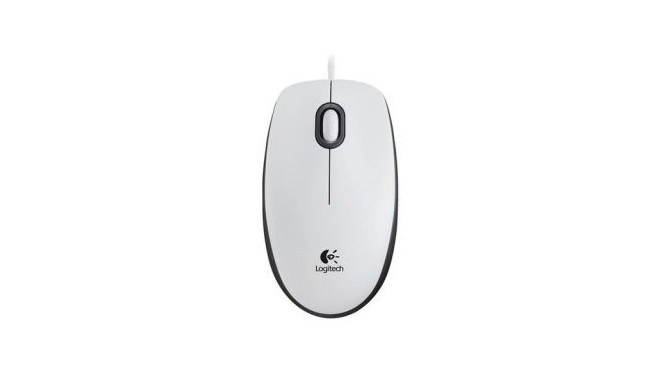 Logitech MOUSE USB OPTICAL M100/WHITE 910-005004