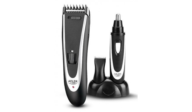 Adler AD 2822 Hair clipper + trimmer, 18 hair clipping lengths, Thinning out function, Stainless ste