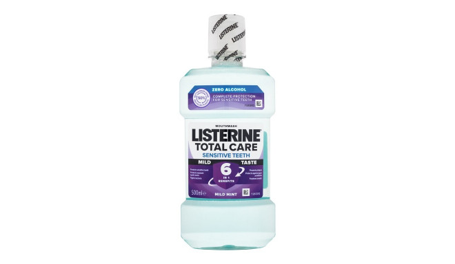Listerine Total Care Sensitive Teeth Mild Taste Mouthwash (500ml)