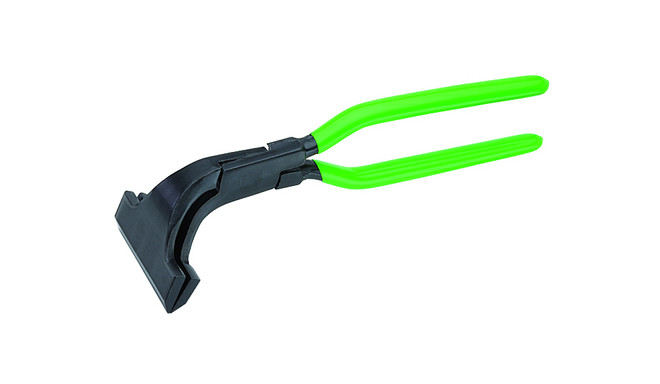 Seaming pliers, bent of 45°, lap joint, 100 mm