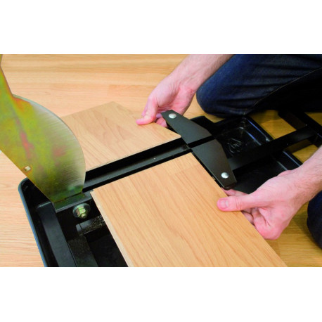 EDMA STRATICUT 230 giljotiinlõikur – laminaadi ja MDF-i lõikamiseks kuni 12 mm, alusraam ja tolmukog