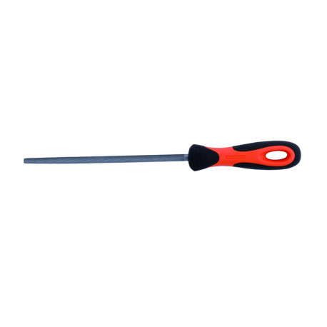 Apaļā vīle 8" 200mm, rupjš rievojums, Ergo rokturis