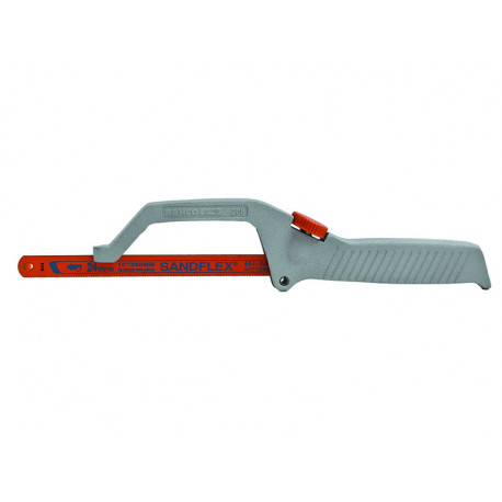 Bahco mini-rauasaag 250mm hacksaw – compact diecast aluminum frame, 250mm Sandflex® bi-metal blade, 