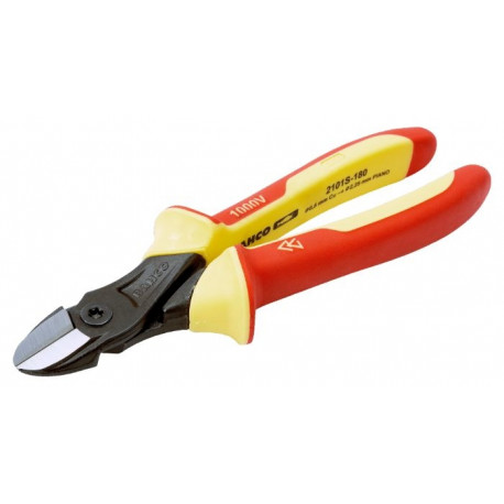 Bahco insulated side cutting pliers 2101S-200 – 1000V VDE certified, 200mm, alloy steel with ERGO™ h
